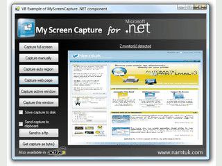 Screenshot Komponente fr .NET Anwendungen 