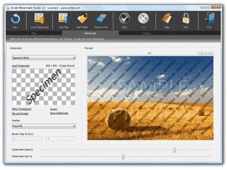 Software zum Einf�gen von Wasserzeichen in Fotos und Bildern