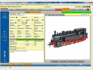 Software zur Verwaltung fr Ihre Modellbahnsammlung.