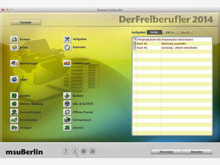 Komplette Buchhaltung fr Freiberufler.