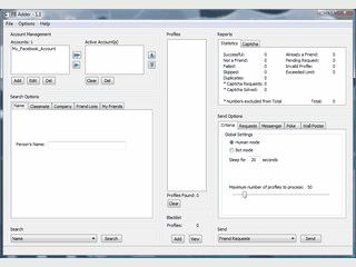 Software zur Verwaltung und Kommunikation mit Ihren Facebook-Kontakten.