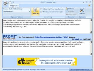 Werbefinanzierte bersetzungssoftware fr europische Sprachen.