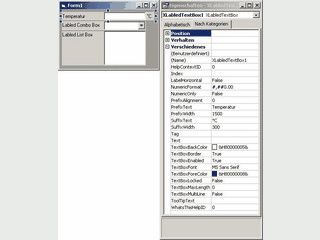 Beschriftete Steuerelemente fr Visual Basic 6