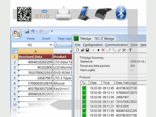 Automatische Datenerfassung fr RS232, TCP/IP, Bluetooth und USB