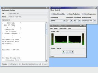 In Java programmierter Player fr gngige Audioformate und MOD-Dateien