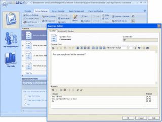 Leistungsfhiges Tool zum Entwerfen, Verffentlichen und Auswerten von Umfragen