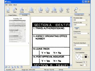 Software zum Einscannen von Dokumenten und Bildern vom Scanner