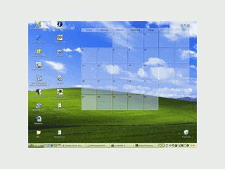 Termine von Outlook auf dem Desktop als Kalender darstellen