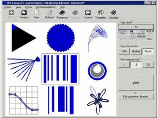 Software zum Gestalten von Firmenlogos usw.