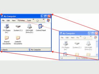 Merkt sich Porition und Gre von allen Windows Fenstern.