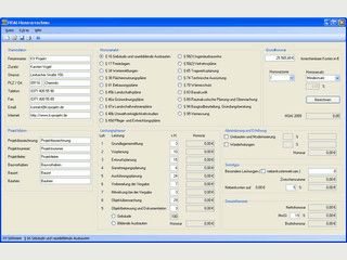 HOAI-Software zur Honorarberechnung fr Architekten und Ingenieure