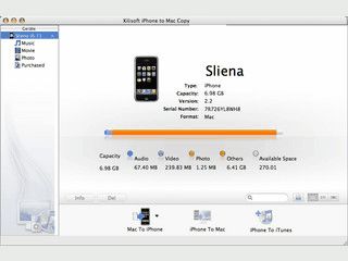 Videos, Bilder und Songs ohne iTunes zwischen iPhone und Mac kopieren.