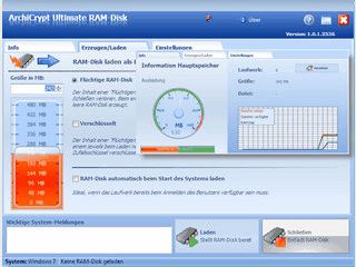 Schnelles, virtuelles Laufwerk, das den Arbeitsspeicher Ihres Computers nutzt.