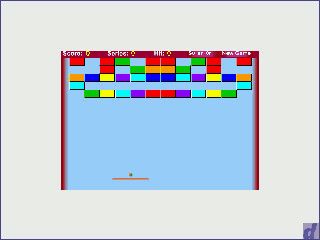 Einfacher Arcanoid Clone der in Flash programmiert wurde.