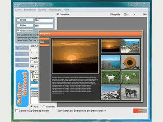 Fotogalerien fr das Internet ohne HTML-Kenntnisse erstellen