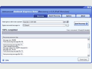 Wiederherstellung von MS Outlook Express Daten