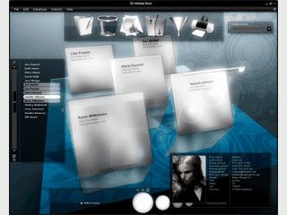 Adressverwaltung im schicken 3D Look.