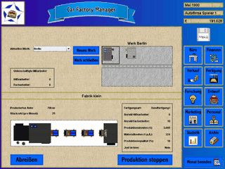 Wirtschaftssimulation in der Sie einen Automobilkonzern leiten.