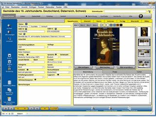 Software zur Verwaltung von Bchersammlungen mit bis zu 4 Bildern je Buch.