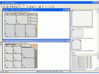 Software zur Berechnung des optimalen Beschnitts von Plattenware.