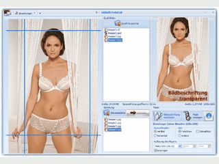 FotoCut bereitet Bilder fr die Prsentation an einem Bildschirm vor.