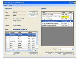 Software zur Adress- und Aufgabenverwaltung.