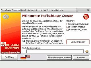 Erstellt ganz einfach einen Screensaver aus einer Flash Datei.