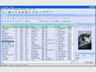 Video- und DVD-Verwaltung mit Datenbernahme aus dem Internet.