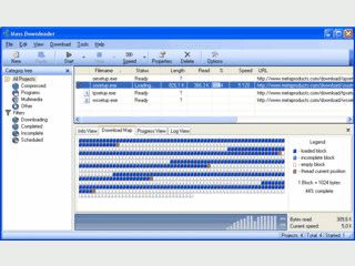 Download von gestreamten Webinhalten sowie allen anderen Dateiformaten.