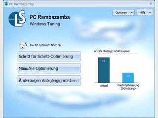 Tuning Tool zur Optmierung der Geschwindikeit Ihres Computers.