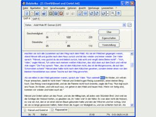 Sprachausgabe von Texten und Umwandlung von Texten in Audio-Dateien.