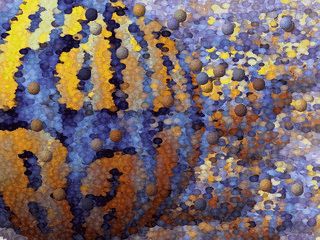 Cooler Bildschirmschoner. umherspringende Blle malen Bilder.