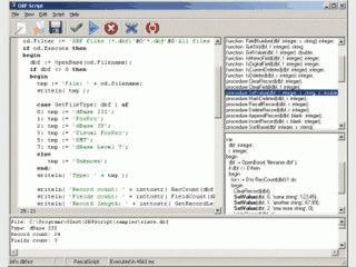Erstellt kleine Programme zur Bearbeitung von DBF-Dateien.