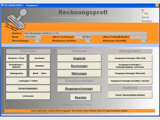 Software fr die Erstellung von Angeboten, Rechnungen, Lieferscheinen usw.