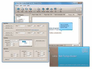 Grafische Benutzeroberflche um Tooltips auf Basis von jQuery zu erstellen.