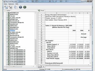 Easy Excel Recovery repariert gelschte und stark beschdigte Excel-Tabellen