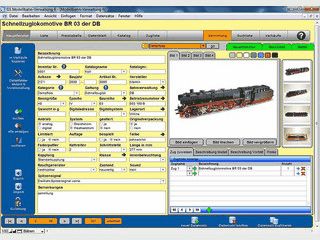 Das Verwaltungsprogramm fr Ihre Modellbahnsammlung