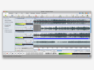 Mehrspur-Audiorecording Software fr den Mac.