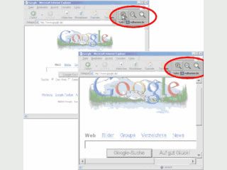 Plugin fr den Internet Explorer ab Version 5.5 um Internet-Seiten zu zoomen.