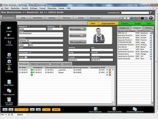 Adressverwaltung und Rechnungsprogramm mit Internetanbindung.