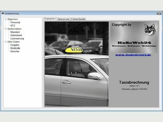 Software zum Speichern und Verarbeiten von Taxischichtzetteln