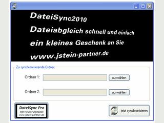 Mit DateiSync2010 knnen Sie Verzeichnisse miteinander synchronisieren.