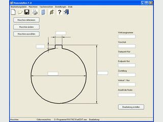 Erstellen von CNC-Programmen zum Nutenstossen auf CNC-Drehmaschinen