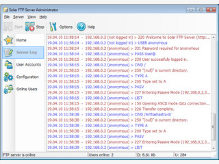 Einfacher FTP-Server mit Account-basiertem Zugangssystem