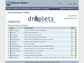 PHP basiertes Contentmanagement System zur Pflege von Webseiten.