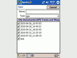 Wandelt GPS-Track-Daten in Routenprofile um.