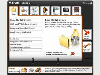 Schnell und einfach Fotos, Musik und Videos brennen