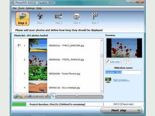 Software zum Erstellen von Foto-Diashows auf DVD