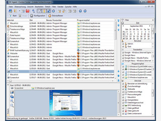 PC berwachungssoftware zum Aufzeichnen von Aktivitten auf einem Rechner.