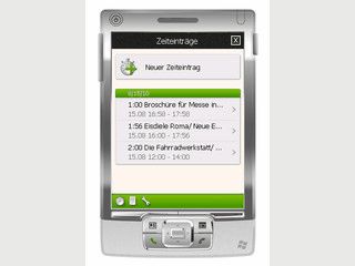 Zeiterfassung fr Windows Mobile Smartphones